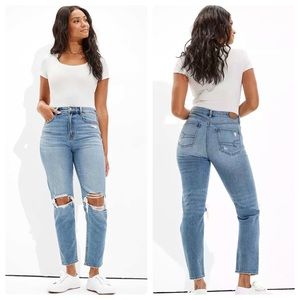 American Eagle Ripped Mom Jeans
